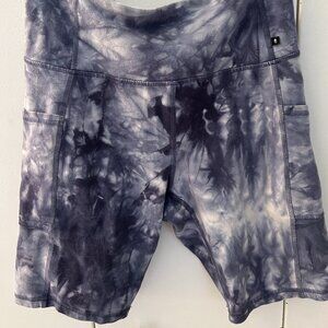 High Waisted Tie-Dye Bike Shorts